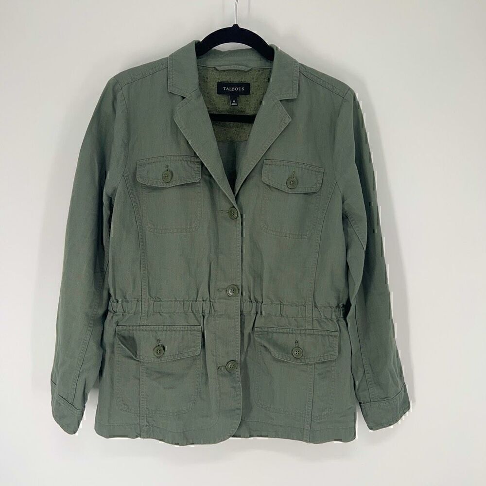 Talbots Green Utility Jacket